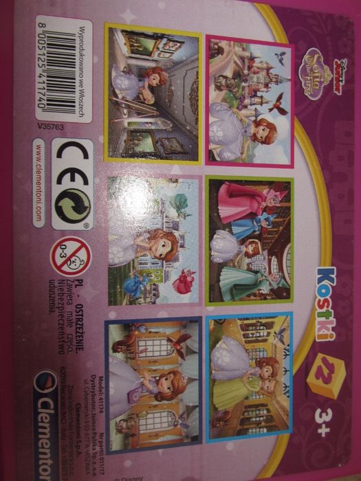 Klocki puzzle Księżniczka Zosia