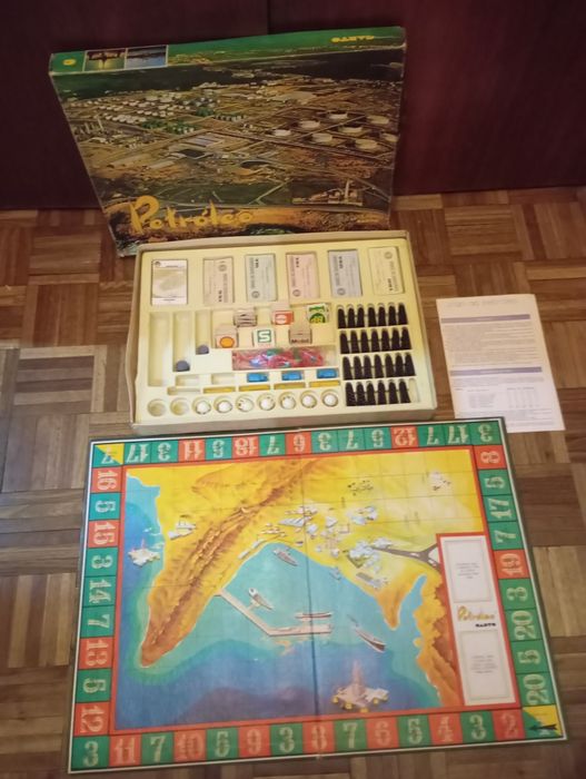 Petróleo da carto, jogo anos 70. Antiguidade