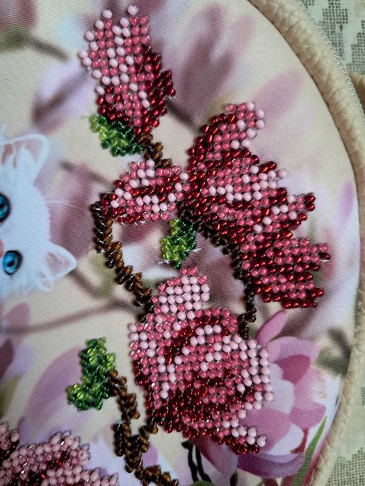 Вишитий бисером рюкзак (ручна робота)