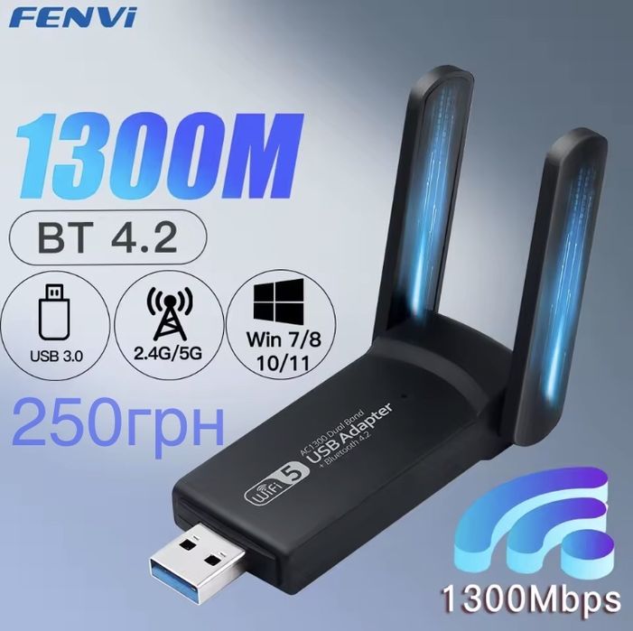 Wi-Fi адаптер Dual Band 2.4G/5G репітер