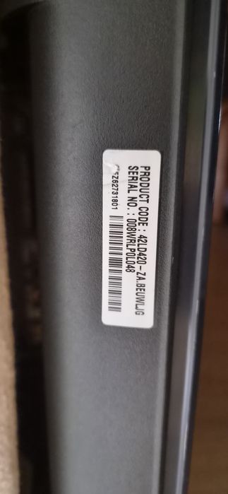 Tv LCD da LG a funcionar sem qualquer problema