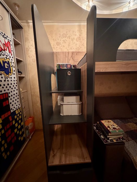 Дитяче ліжко-горище з матрацом