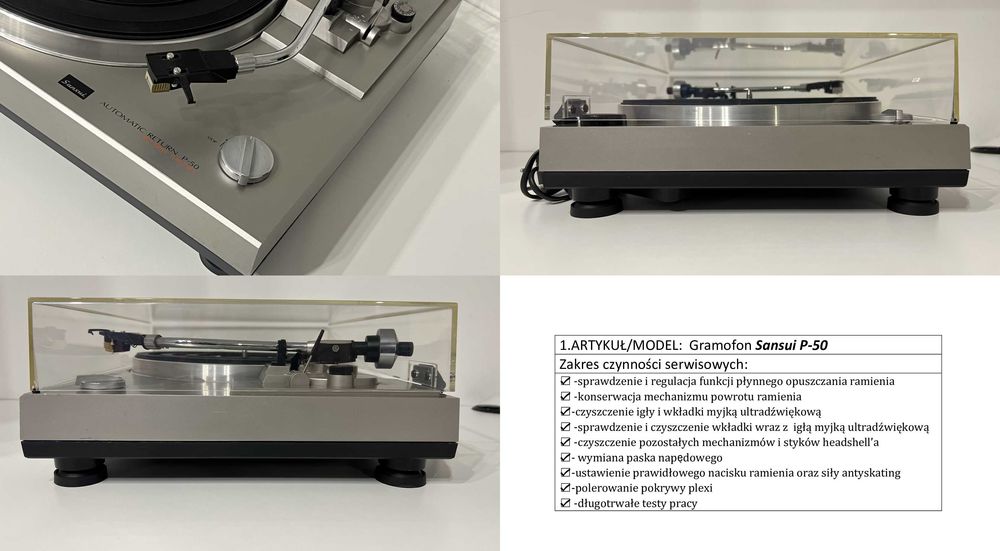 SANSUI P-50/fajna wersja/NOWY SERWIS/poezja dźwięku/OKAZJA/tylko tutaj
