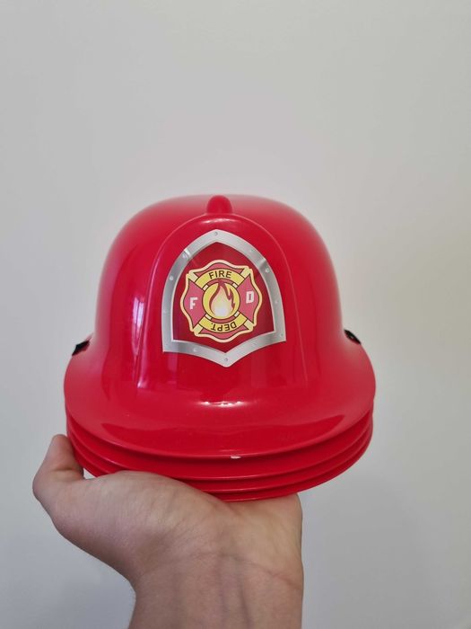 Каска Дитяча Пожежник Fire Department Червона