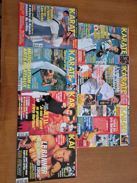 Revista francesas antigas de KARATÉ Bushido