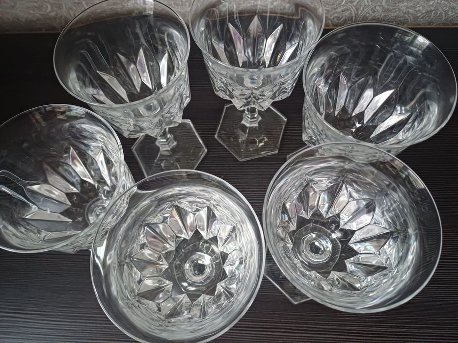 Келихи Chaumont o'Arquds Durand France.Кришталь Вінтаж.