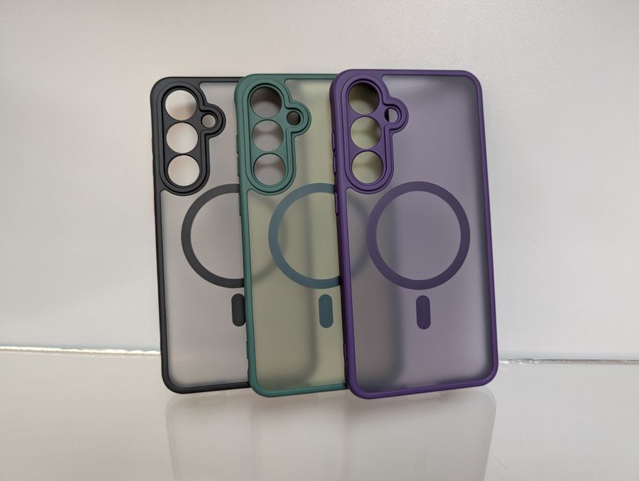 Samsung S24 FE Противоударный чехол BQ MagSafe все модели