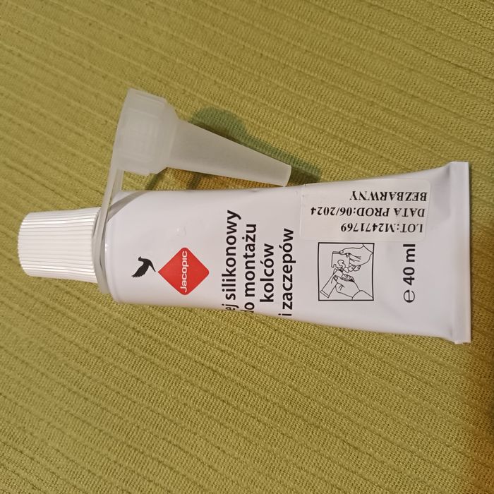Klej silikonowy do montażu kolców do parapetu 40 ml