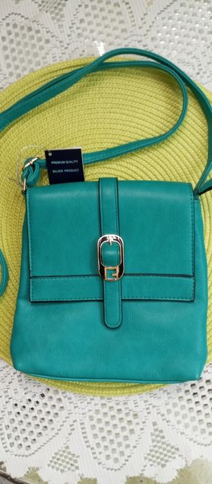 Сумка женская, бирюзовая. Новая.