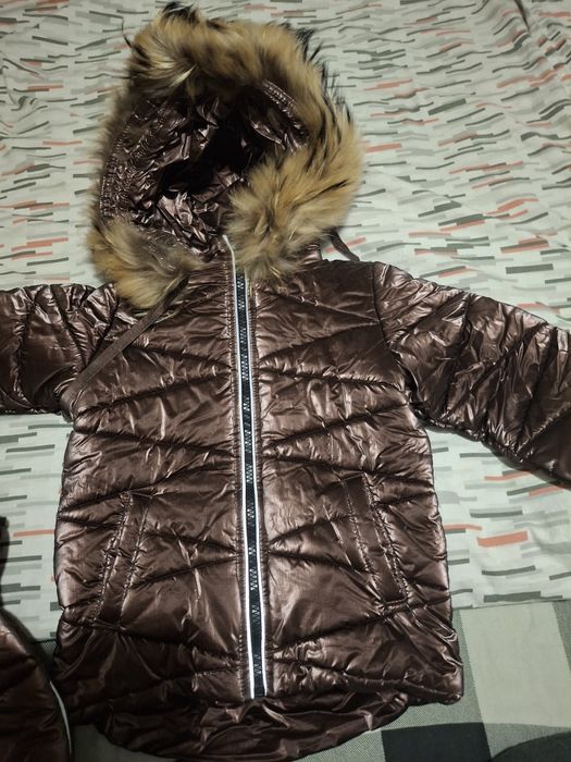 Дитячий зимовий комплект (куртка + напівкомбінезон-1495гр