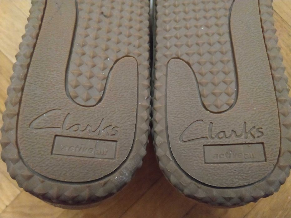 Полуботинки мужские нубук CLARKS Active air 43 размер