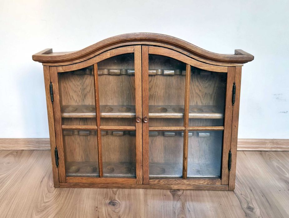 Trafika fajka drewniana szafka na fajki vintage