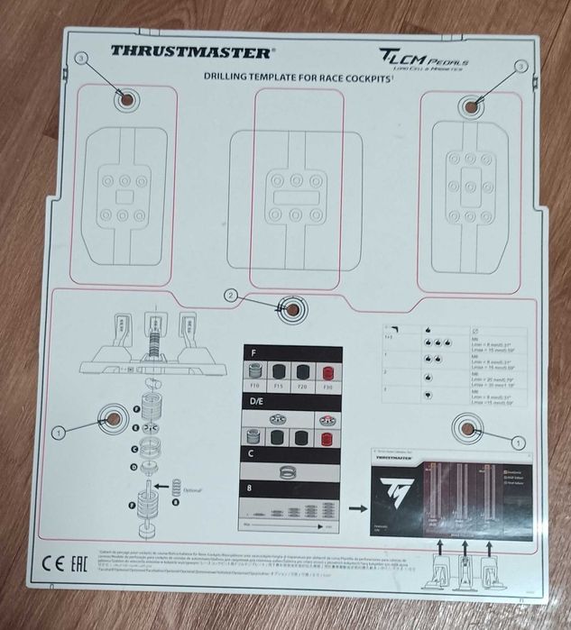 Thrustmaster T LCM pedais de simracing