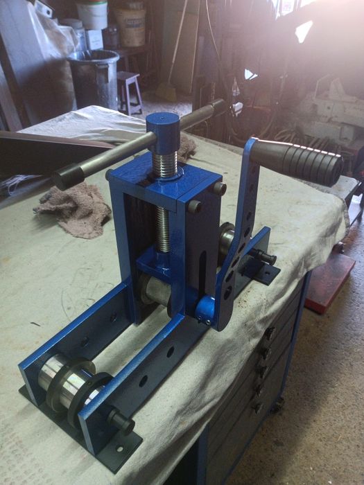 Calandra manual para tubos