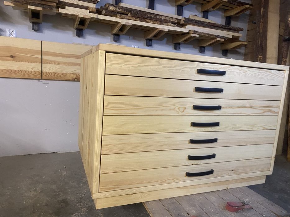 Szafka na rysunki i arkusze A0 z 10 szufladami