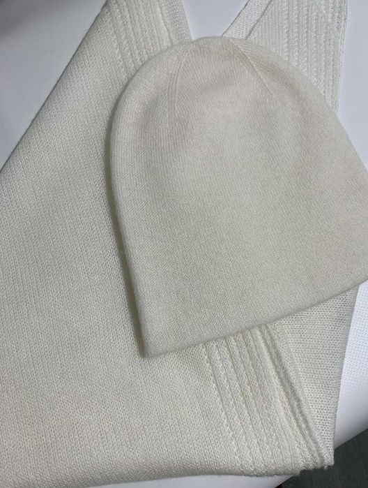 Бактус 100 % Кашемір Косинка Шаль Палантін Шарф шапка біні кашемірова