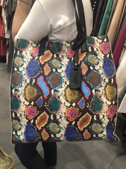 Torebka shopper bag duża skóra naturalna