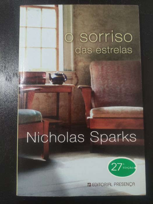 Vendo livro O sorriso das estrelas, de Nicholas Sparks