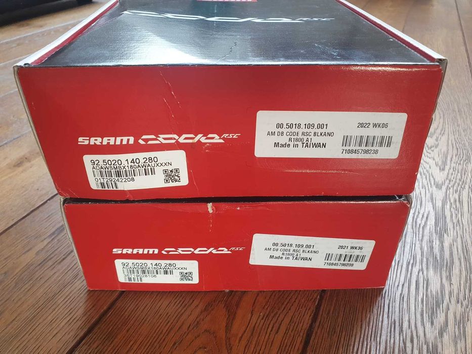Komplet Hamulce Sram Guide RSC przód 1550mm + tył 1550mm (nowe / gw)