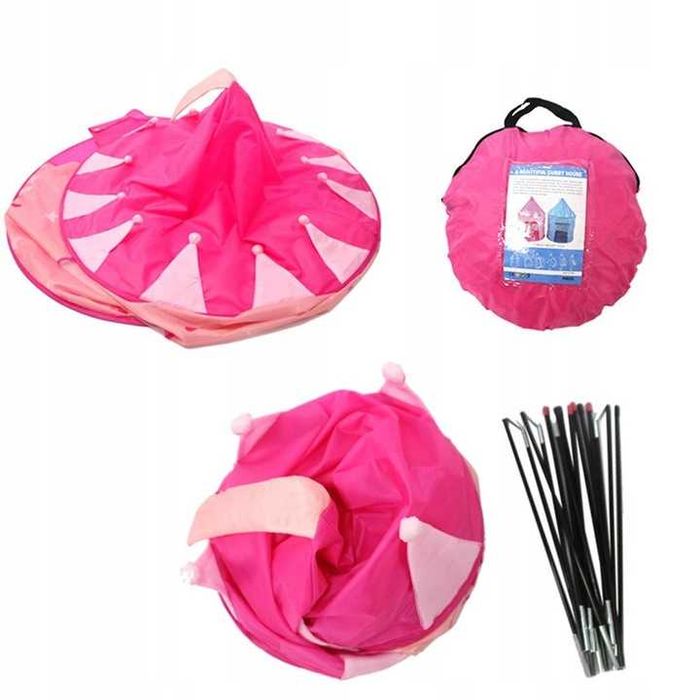 Namiot Domek Dla Dzieci Pałac Zamek do Ogrodu Domu różowy dla księżnej