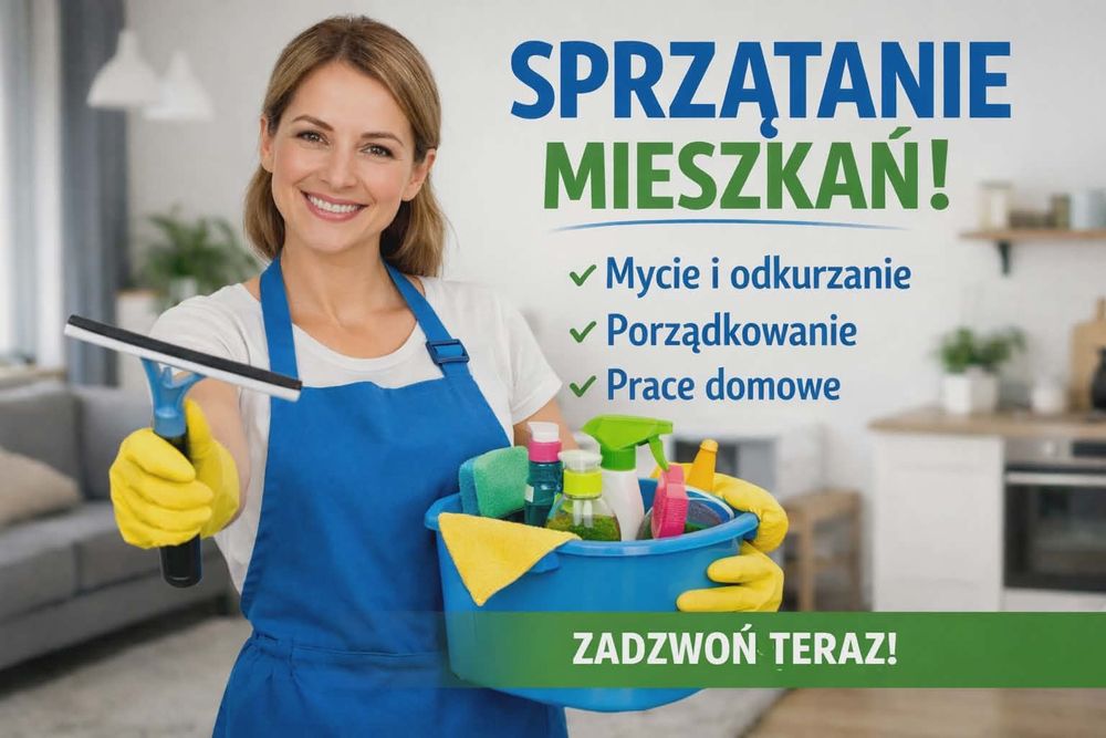 Profesjonalne sprzątanie mieszkań i domów
