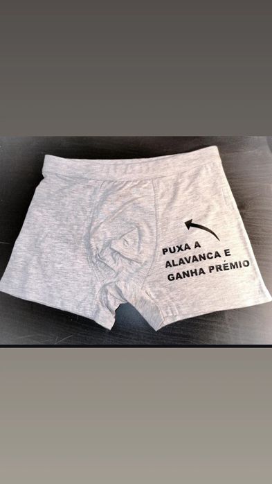 Boxer com frase divertida
