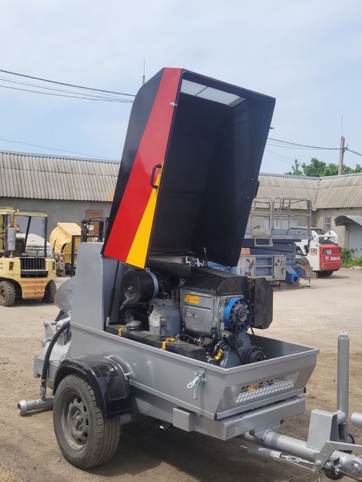 Пневмонагнітач  , станція для напівсухої стяжки