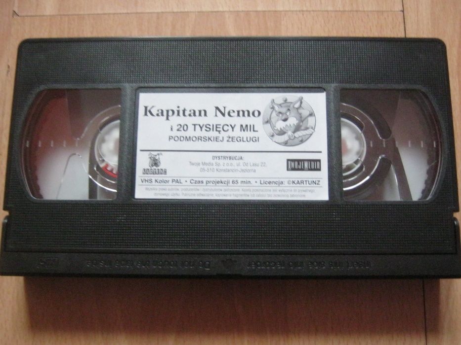 Kaseta VHS Kapitan Nemo