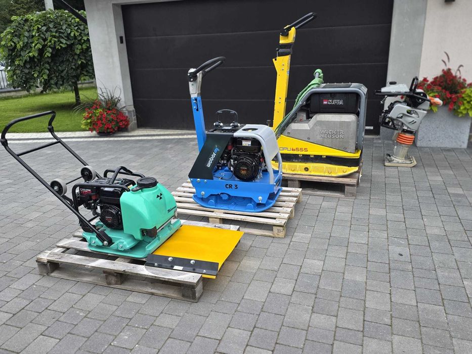 Zagęszczarka wynajem 107 - 495 kg Weber Wacker Mikasa TRANSPORT PODHALE
