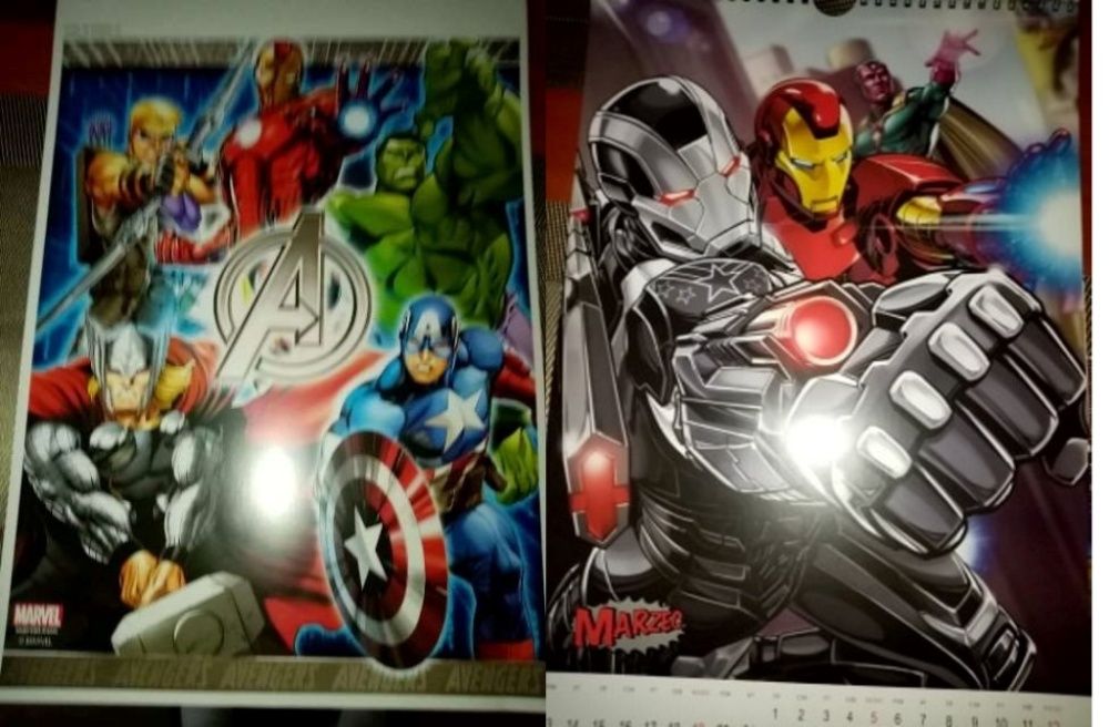 MARVEL AVENGERS 2 Kalendarze Unikaty Gratis wysyłka