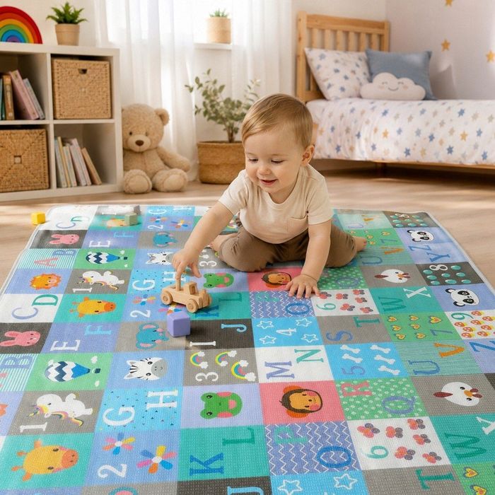 Mata edukacyjna piankowa dwustronna 180x150 dla dzieci