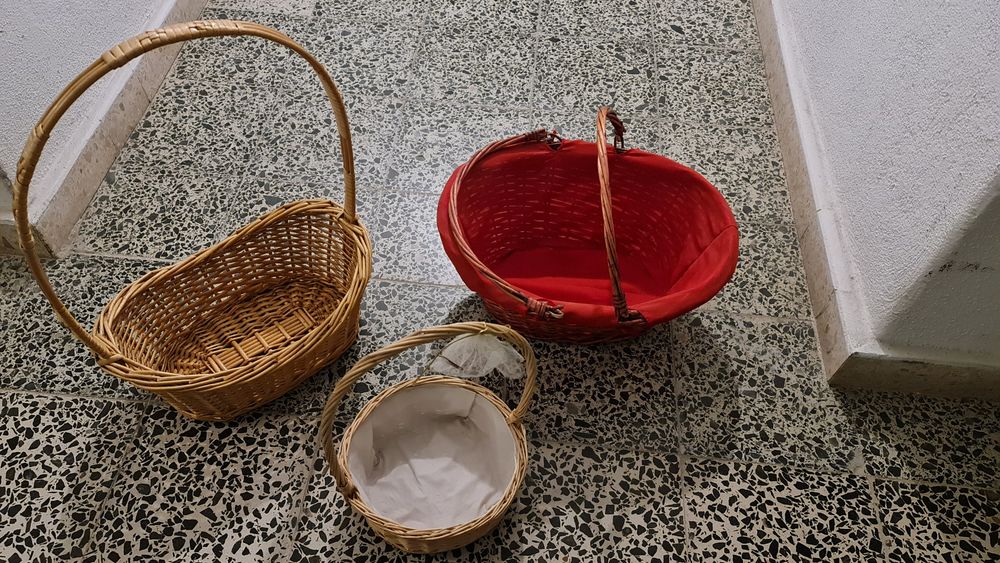 Cestos em verga da Madeira