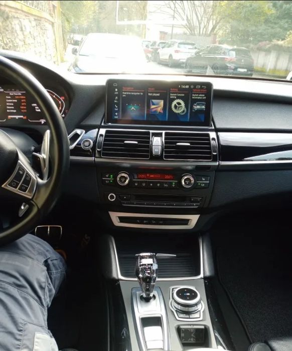 Tela Android 14 com GPS BMW X5 E70 X6 E71 (Novo) 4/64GB