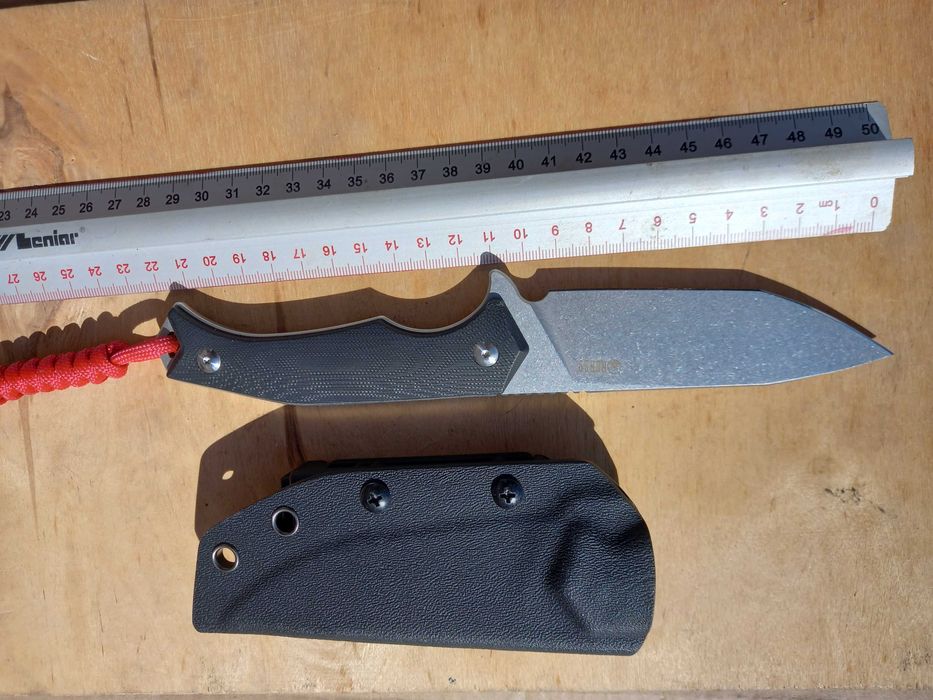 Nóż Kubey Swordfish Black G10, Stonewashed AUS-10