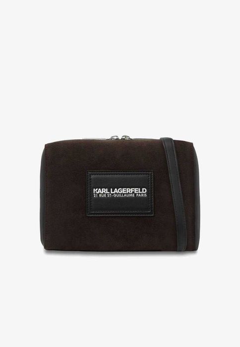 100% ОРИГІНАЛ Karl Lagerfeld K/traveller suede crossbody bag NEW чоловіча сумка через плече нова колекція 2026 В НАЯВНОСТІ