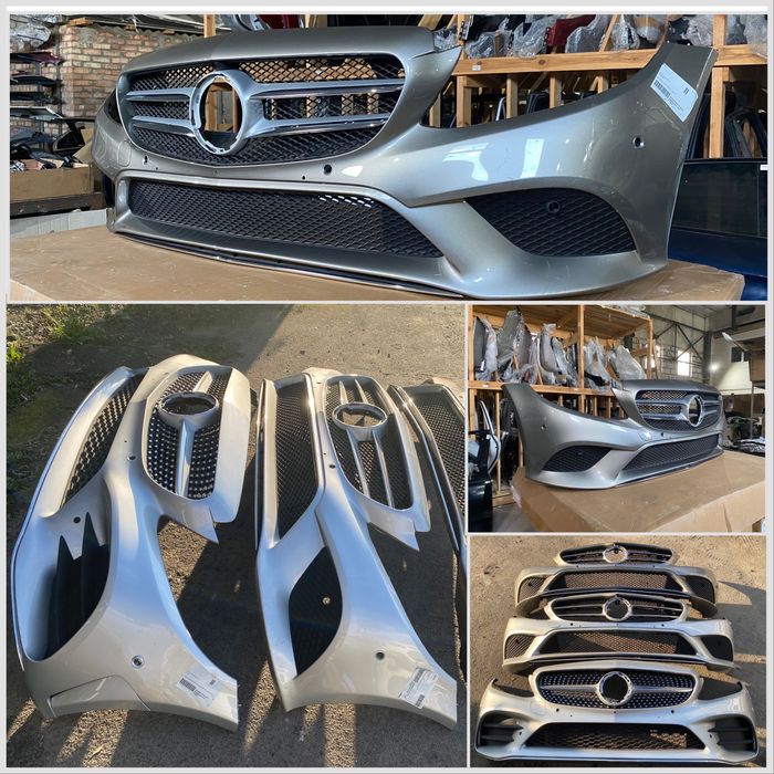 Бампер мерседес 205 передний задний AMG avantgarde рестайлинг
