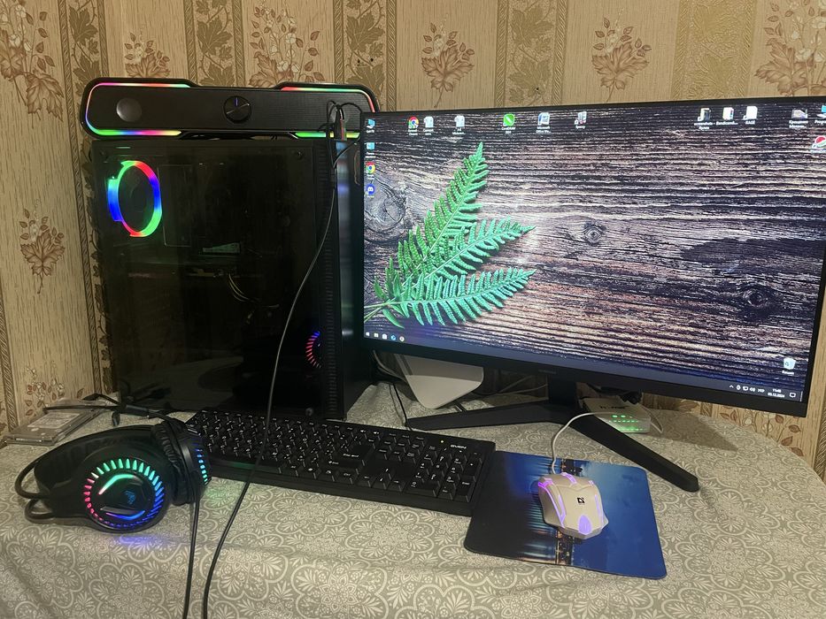 Продам потужний ігровий комп’ютер + монітор Samsung 120 Гц