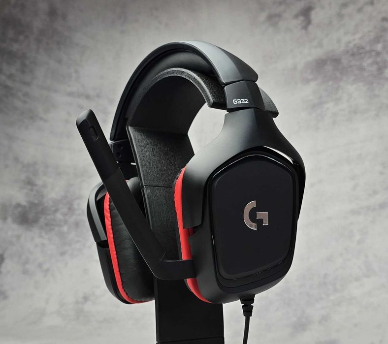 Гарнітура ігрова Logitech G332 (981-000757) Black/Red NEW