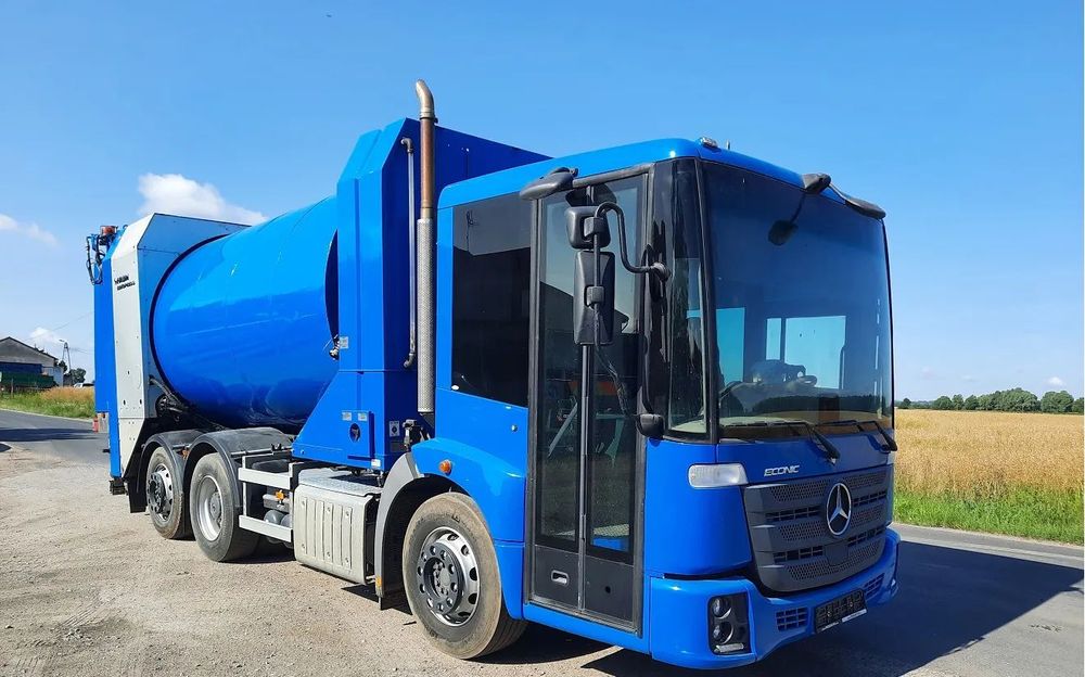 Mercedes-Benz Econic 2630  Śmieciarka, BIO - KUCHENNE, rotopress , euro 6