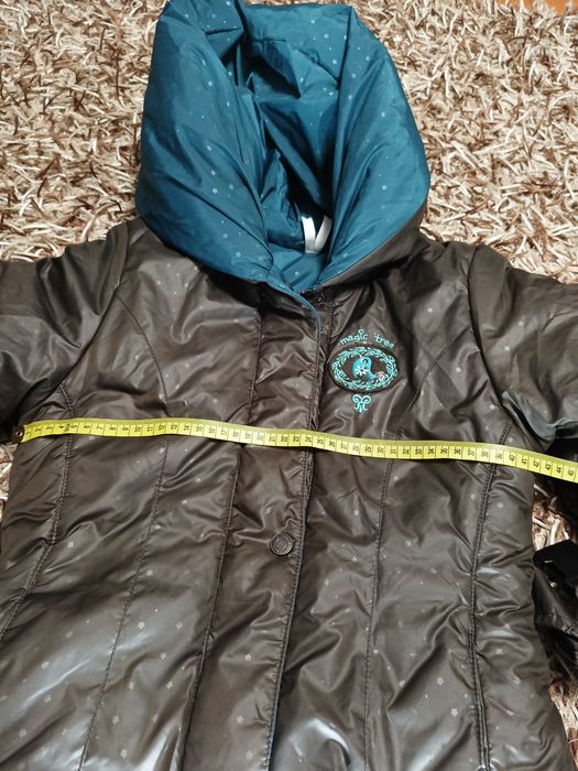 Płaszczyk ocieplany futerkiem