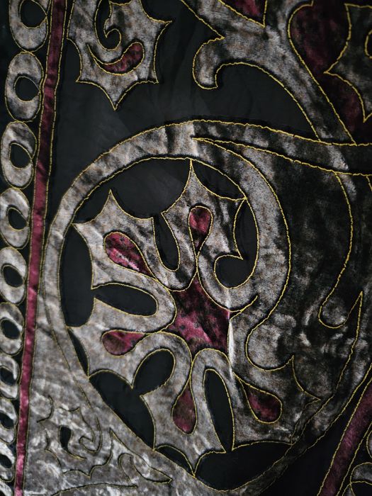 Szalik  jedwab wiskoza witrażowy