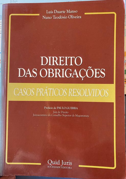 Direito Penal, Direito das Obrigações, Direito da Família, Direito UE