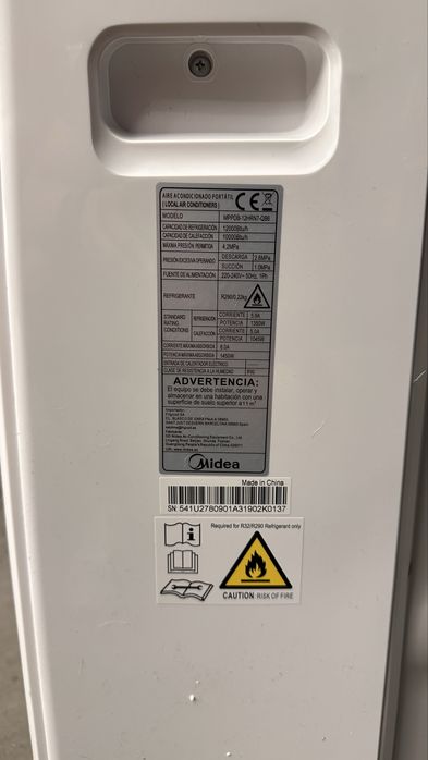 Przenośny Klimatyzator Midea 12000BTU Pilot NOWY