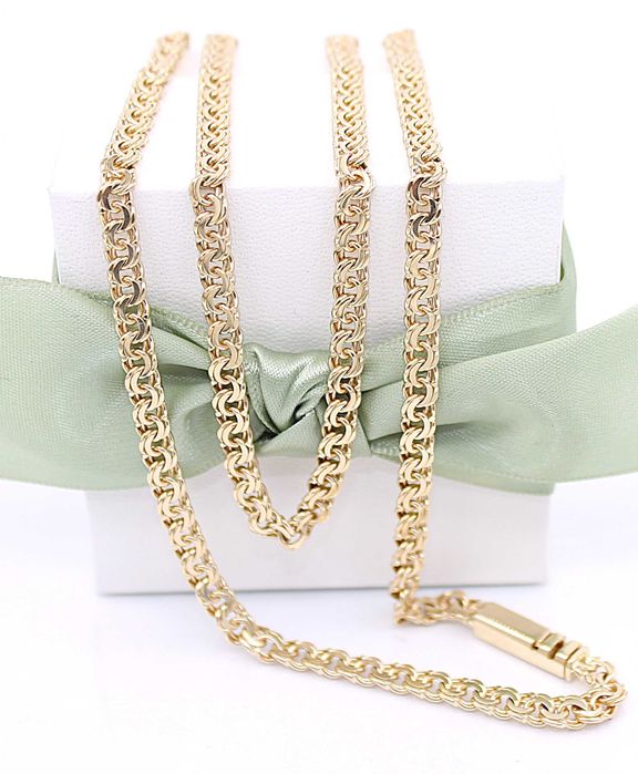 Złoty łańcuch p.585/23,40g - splot Garibaldi