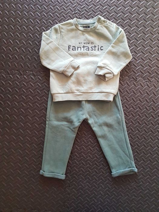 Conjunto de calças de fato de treino com sweatshirt