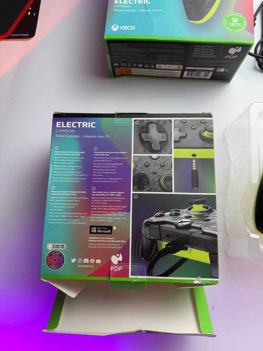 Геймпад PDP Electric Black 049-012 Xbox Series S X PC