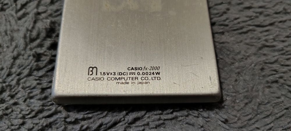 Калькулятор Casio fx-2000