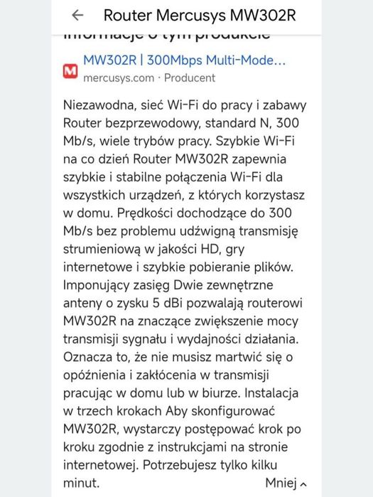 Router "Mercusys"MW302R