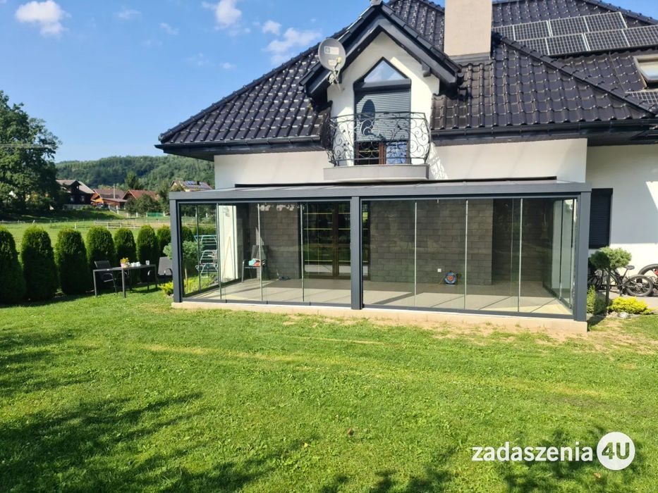 Ogród zimowy Pergola Szklane ściany przesuwne Zadaszenie tarasu pl