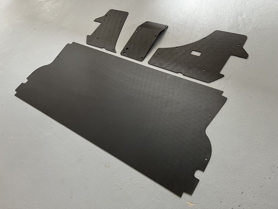 Boczki Golf mk1 mkI Cabrio, bagażnik, klapa, ABS, molet